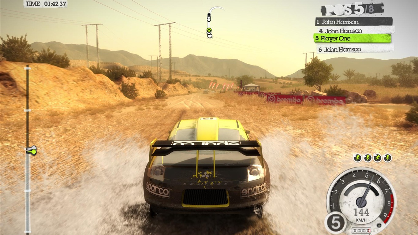 DiRT 2 HD обои #10 - 1366x768