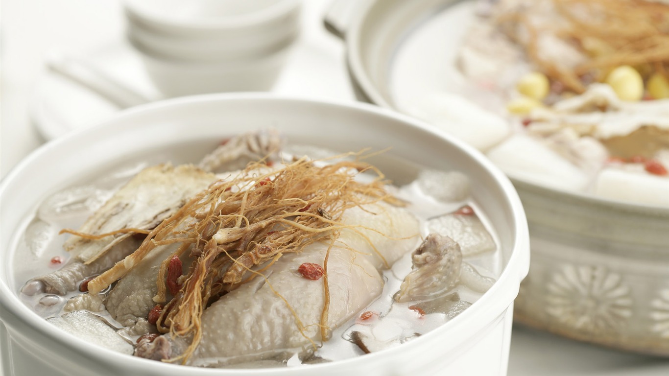 Čínské jídlo kultura tapety (3) #4 - 1366x768