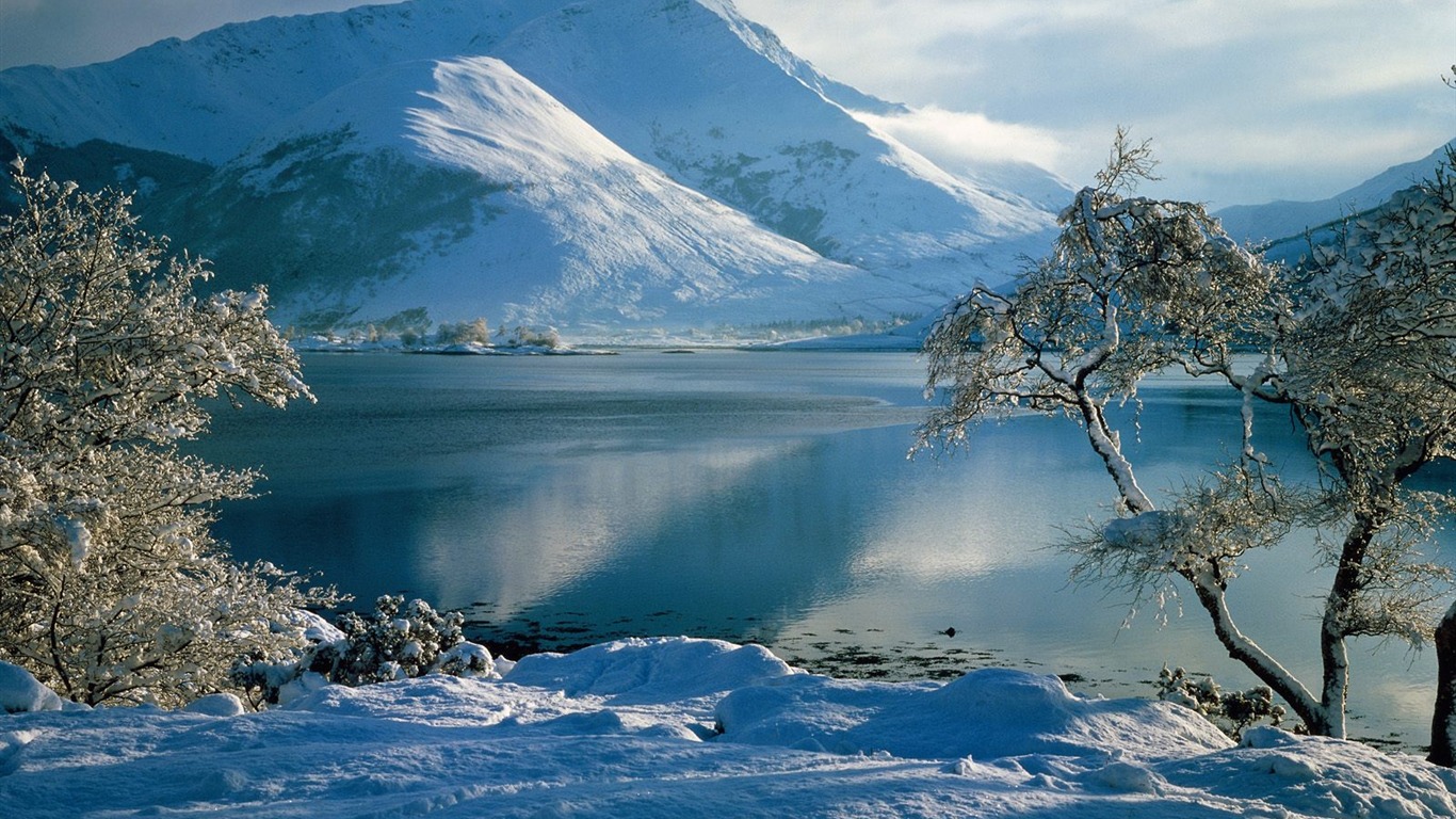 雪山雪景合集 壁纸(一)4 - 1366x768