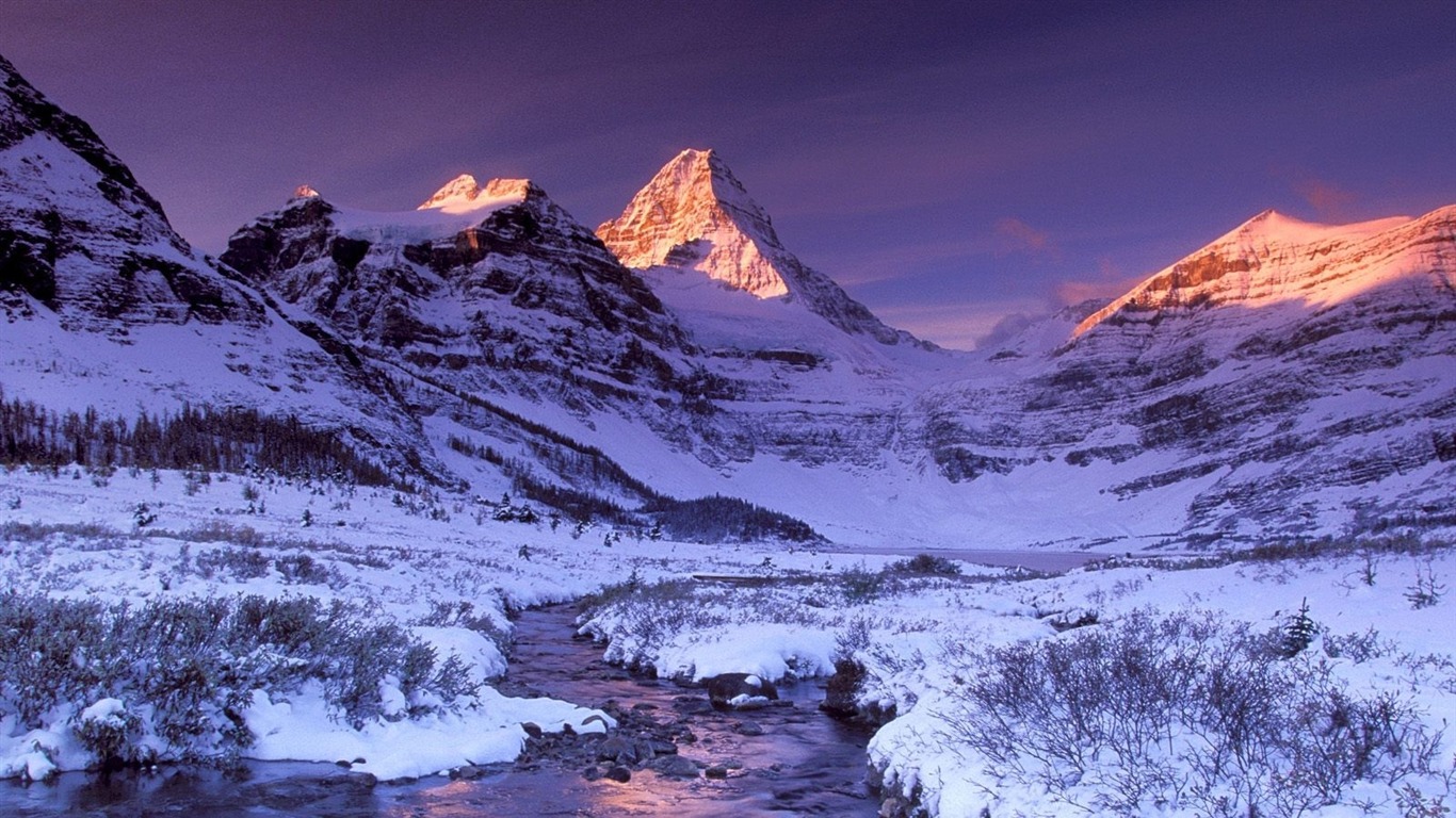 雪山雪景合集 壁纸(一)14 - 1366x768