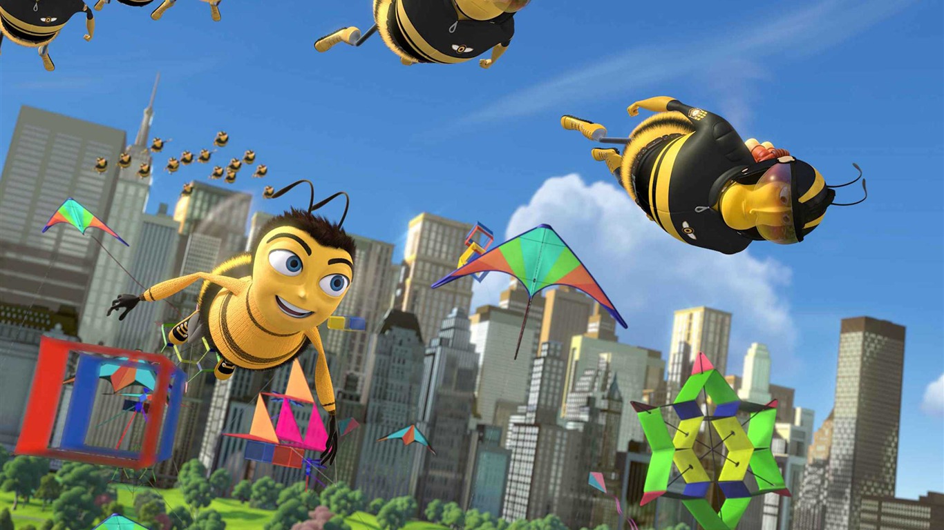 Bee Movie 蜜蜂总动员 高清壁纸5 - 1366x768