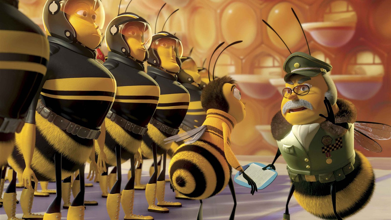 Bee Movie 蜜蜂总动员 高清壁纸14 - 1366x768