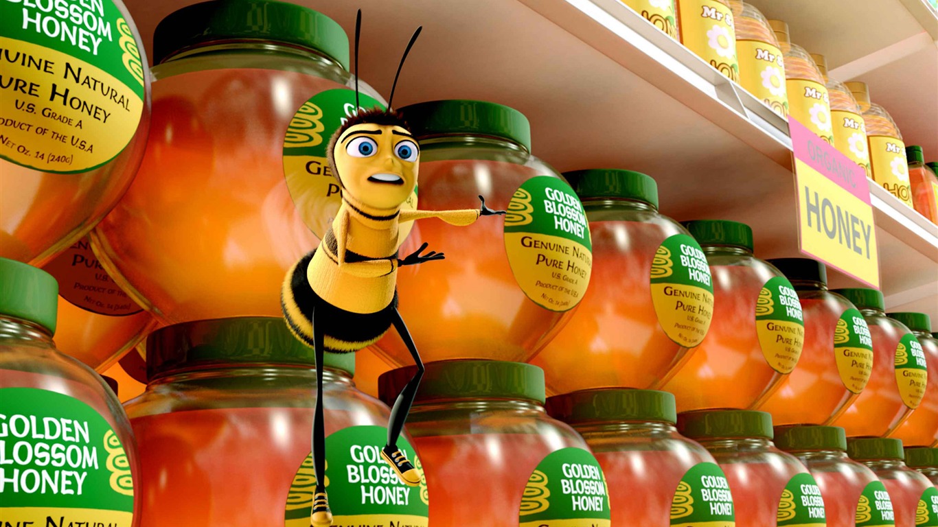Bee Movie 蜜蜂总动员 高清壁纸15 - 1366x768