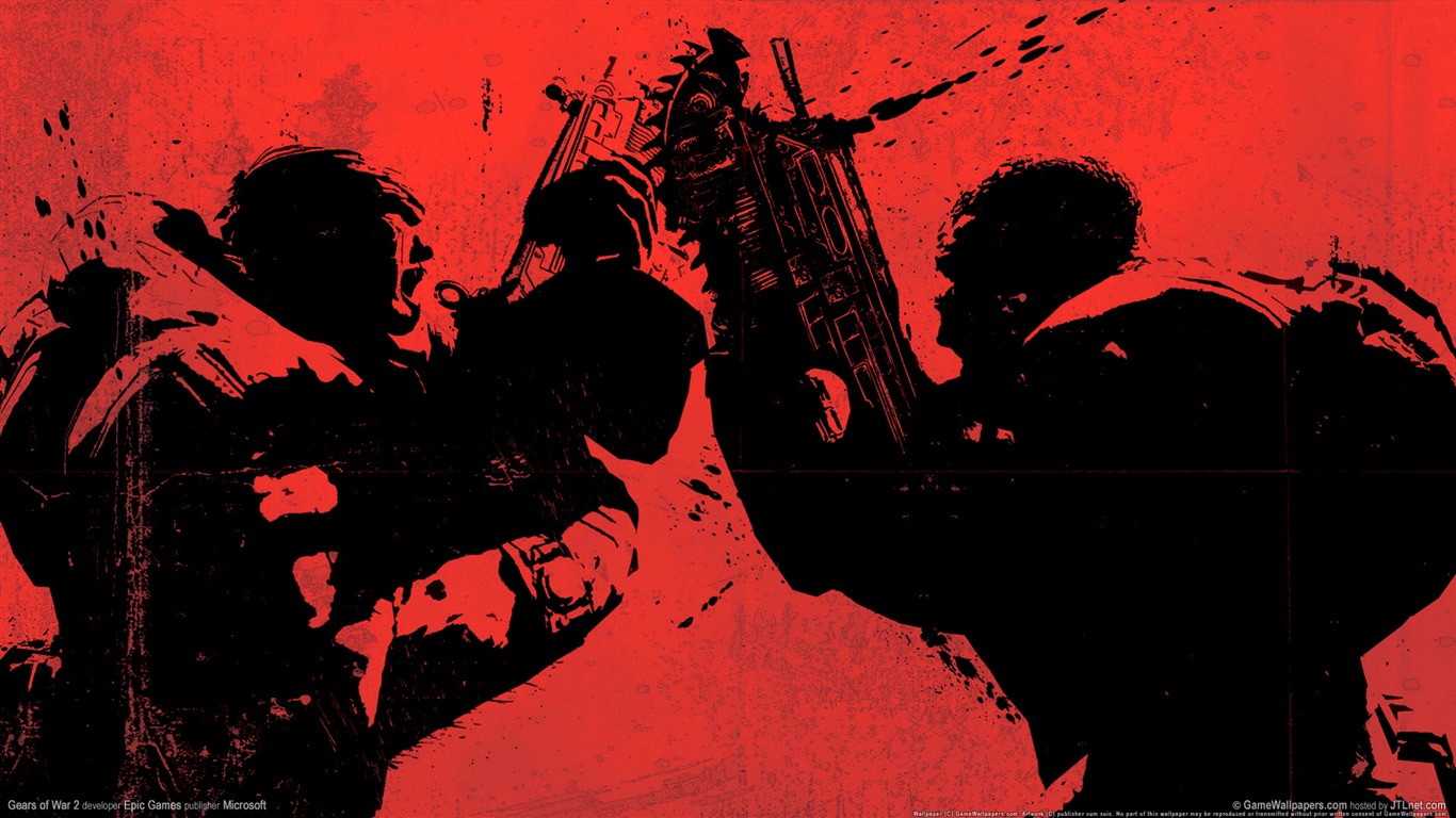 Gears of War 2 fonds d'écran HD (1) #4 - 1366x768