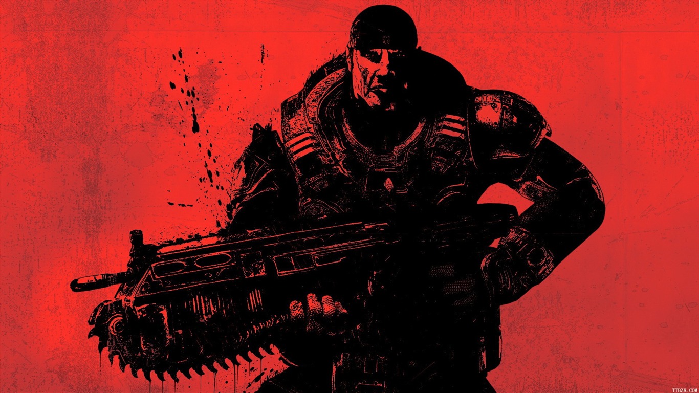 Gears Of War 2 战争机器 2 高清壁纸(一)13 - 1366x768