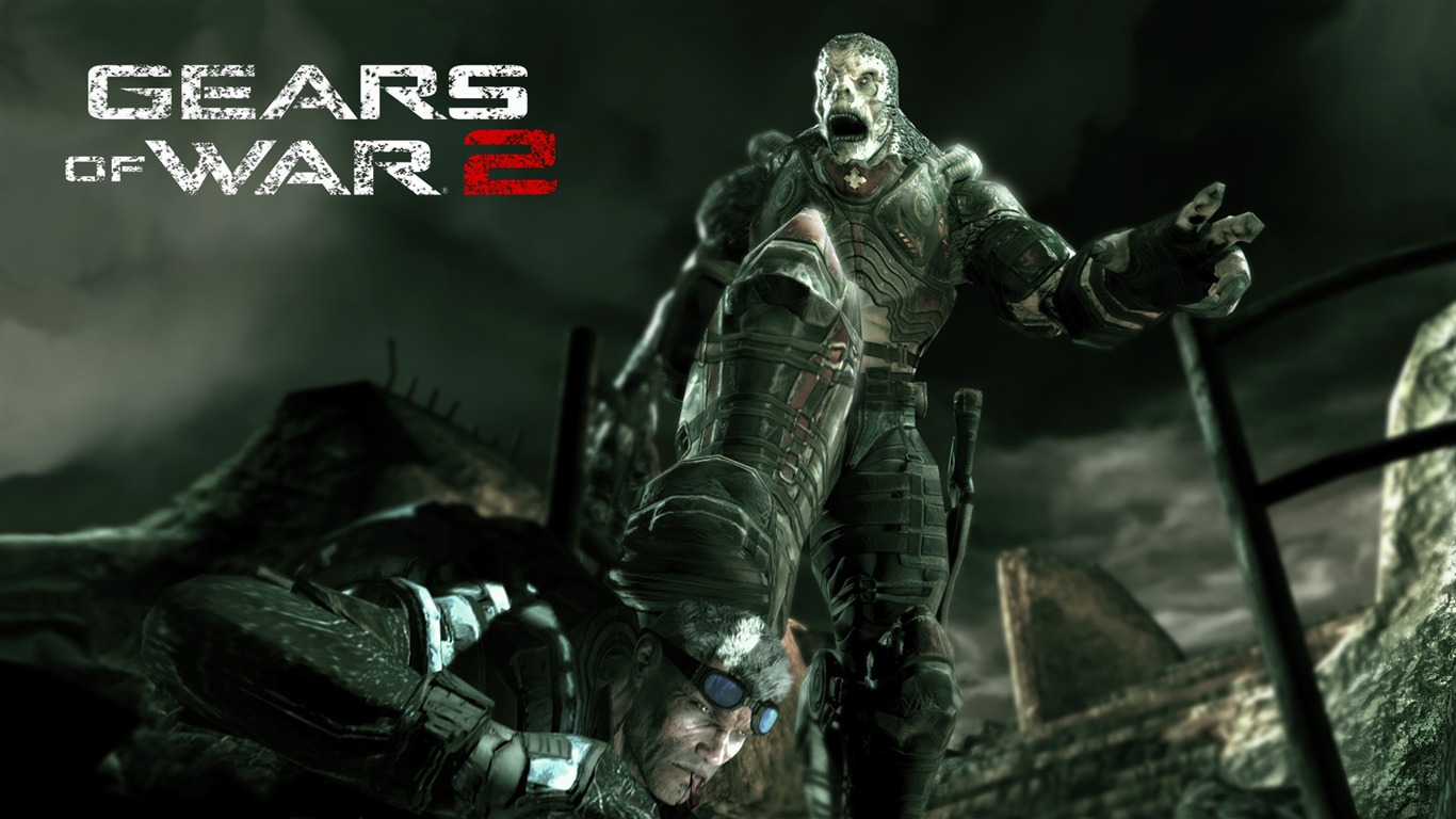 Gears of War 2 fonds d'écran HD (1) #26 - 1366x768