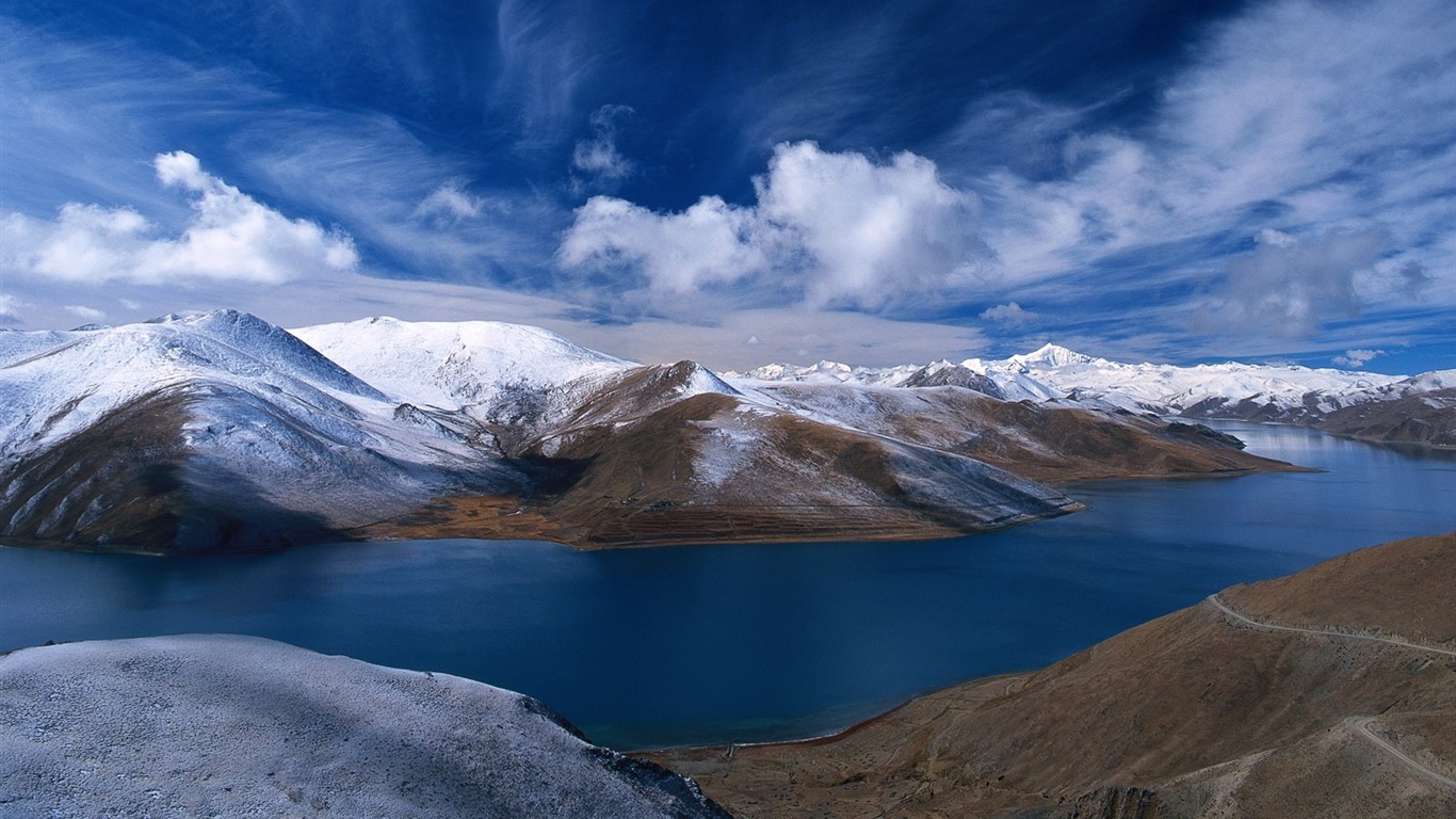 雪山雪景合集 壁紙(二) #9 - 1366x768