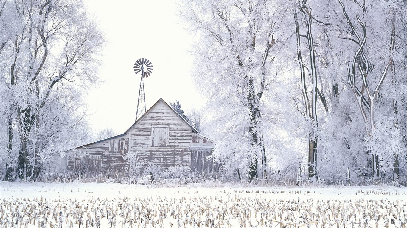 雪山雪景合集 壁纸(三)10 - 1366x768