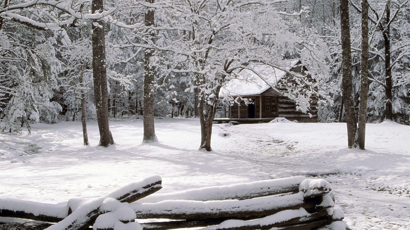 雪山雪景合集 壁纸(三)20 - 1366x768