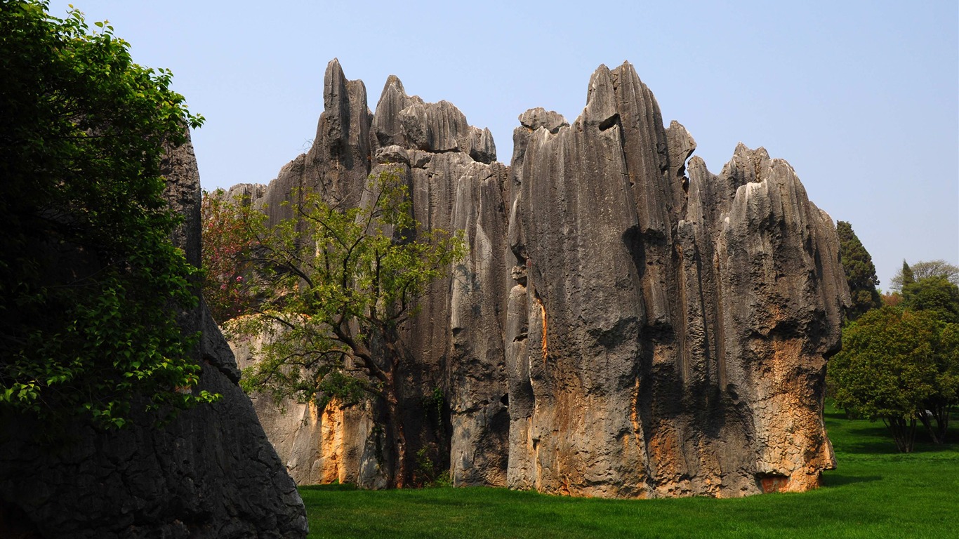 Bosque de Piedras de Yunnan en línea (1) (obras Khitan lobo) #3 - 1366x768