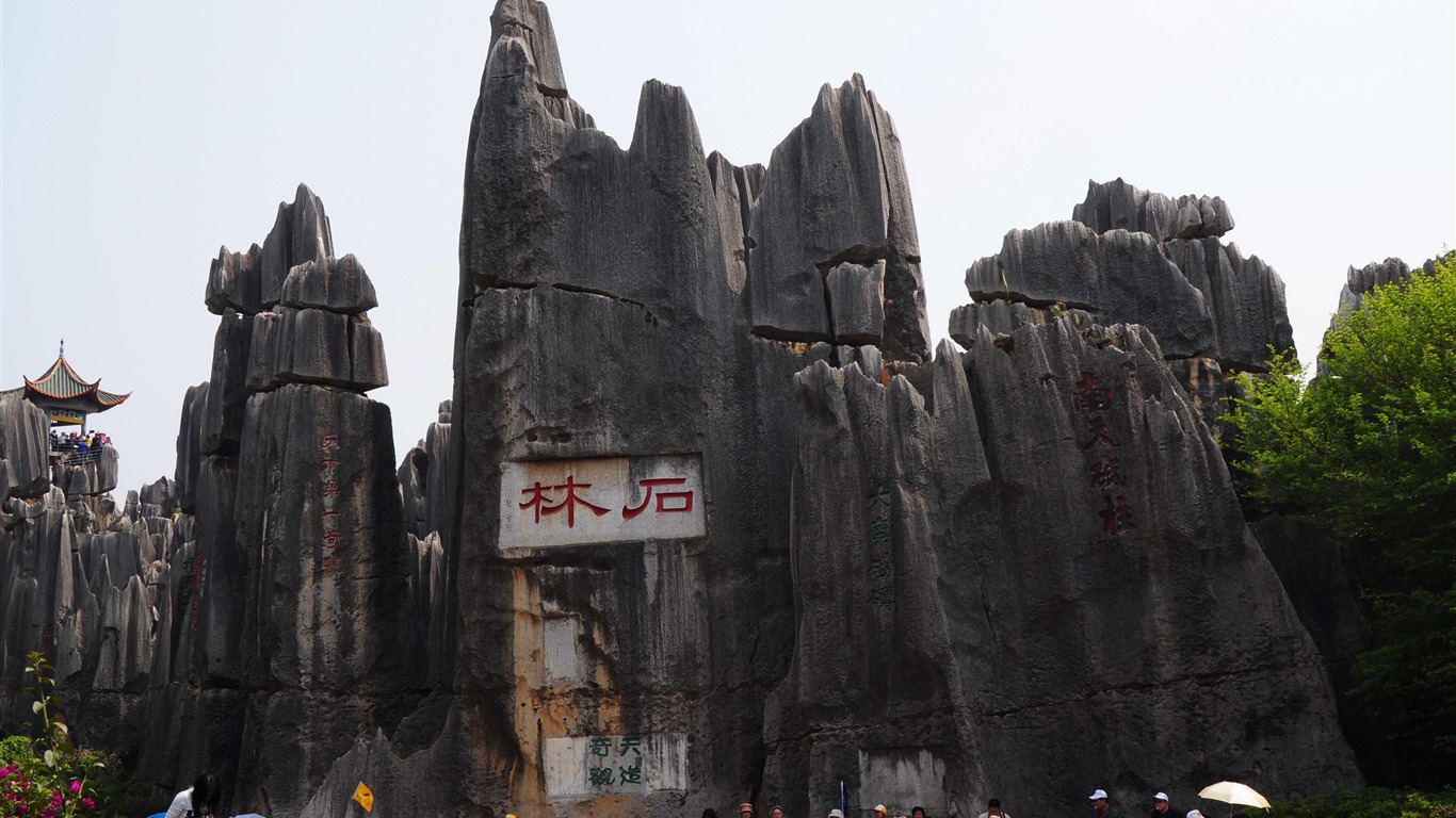 Bosque de Piedras de Yunnan en línea (1) (obras Khitan lobo) #5 - 1366x768