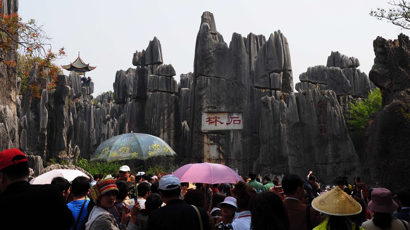 Stone Forest in Yunnan line (1) (Khitan wolf works) #9 - 1366x768