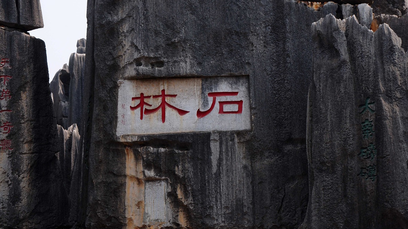 Stone Lesní v souladu Yunnan (1) (Khitan vlk práce) #11 - 1366x768