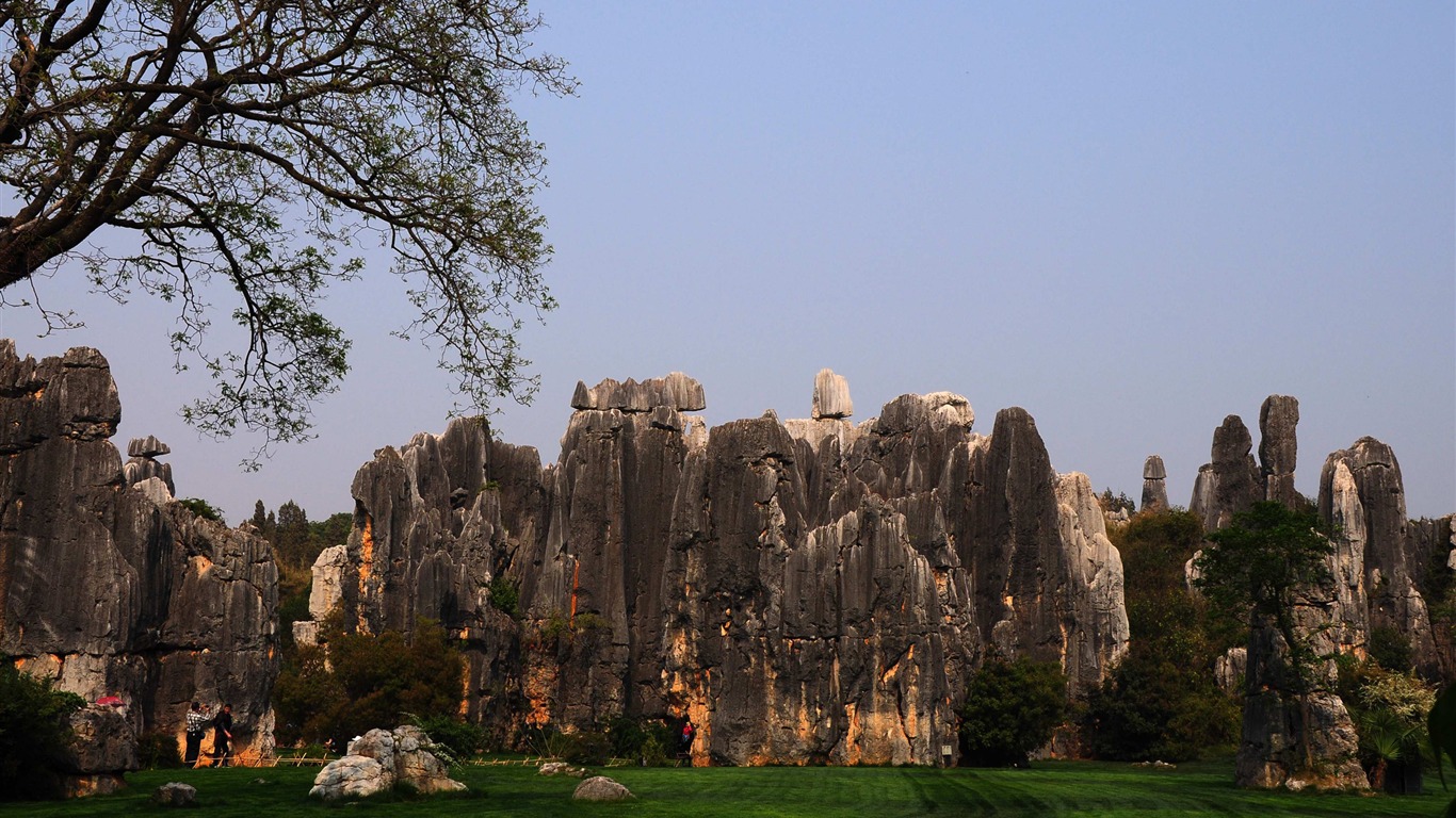 Каменный лес в провинции Юньнань линии (2) (работ киданей волка) #19 - 1366x768