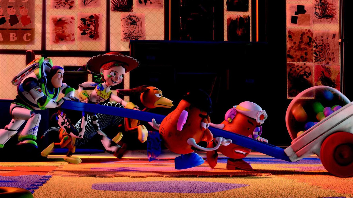 Toy Story 3 玩具总动员 3 高清壁纸13 - 1366x768