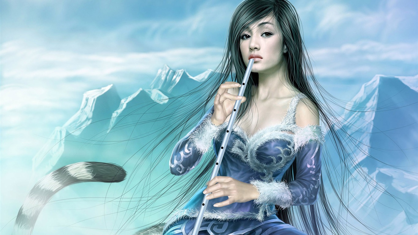 TangYuehui CG HD Wallpapers Works #3 - 1366x768