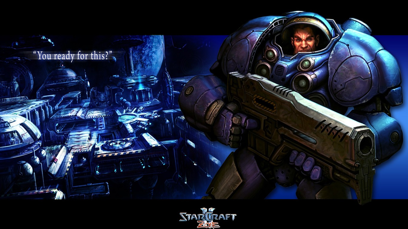 StarCraft 2 wallpaper HD #1 - 1366x768
