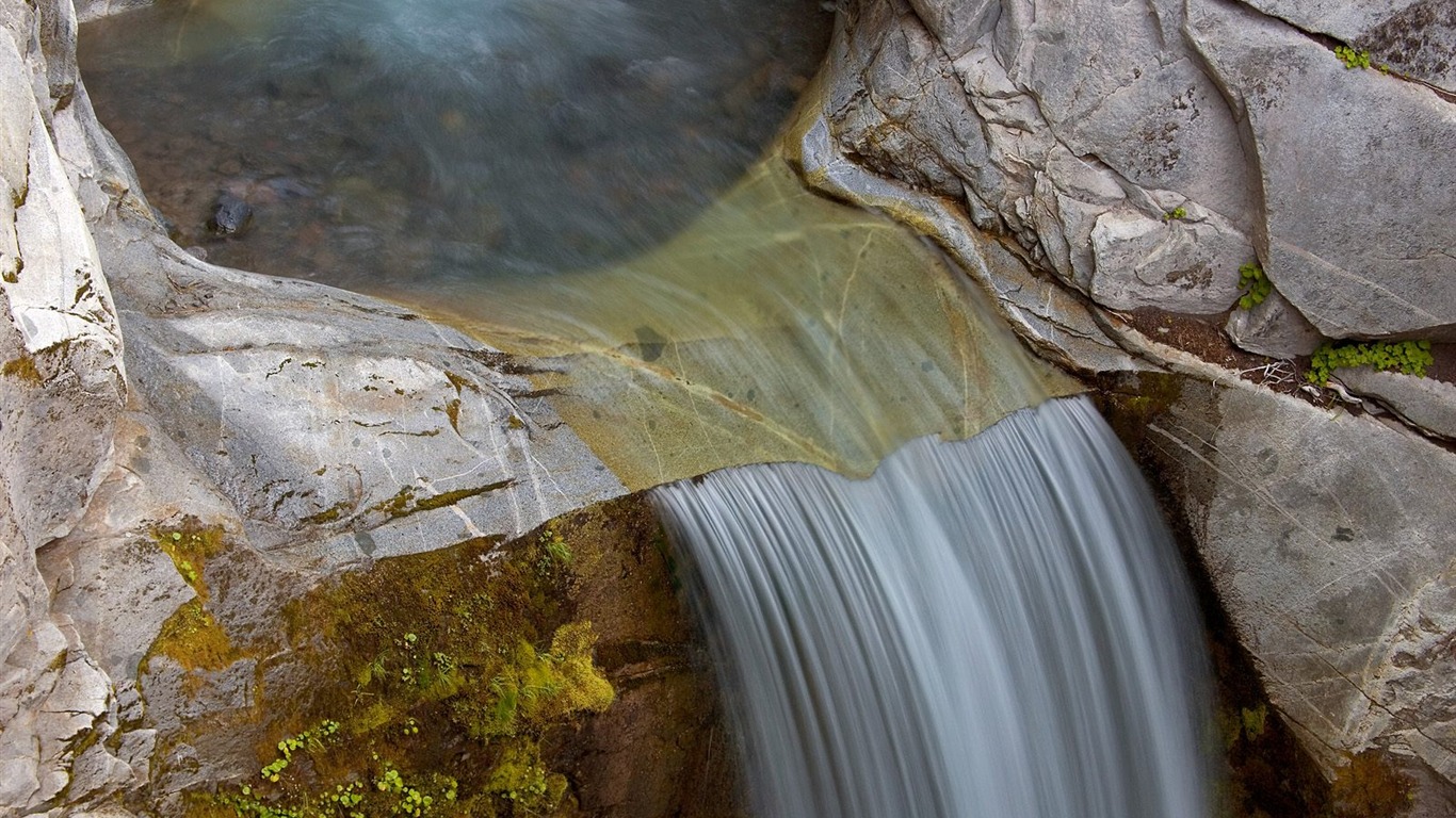 Waterfall-Streams Wallpaper (5) #15 - 1366x768