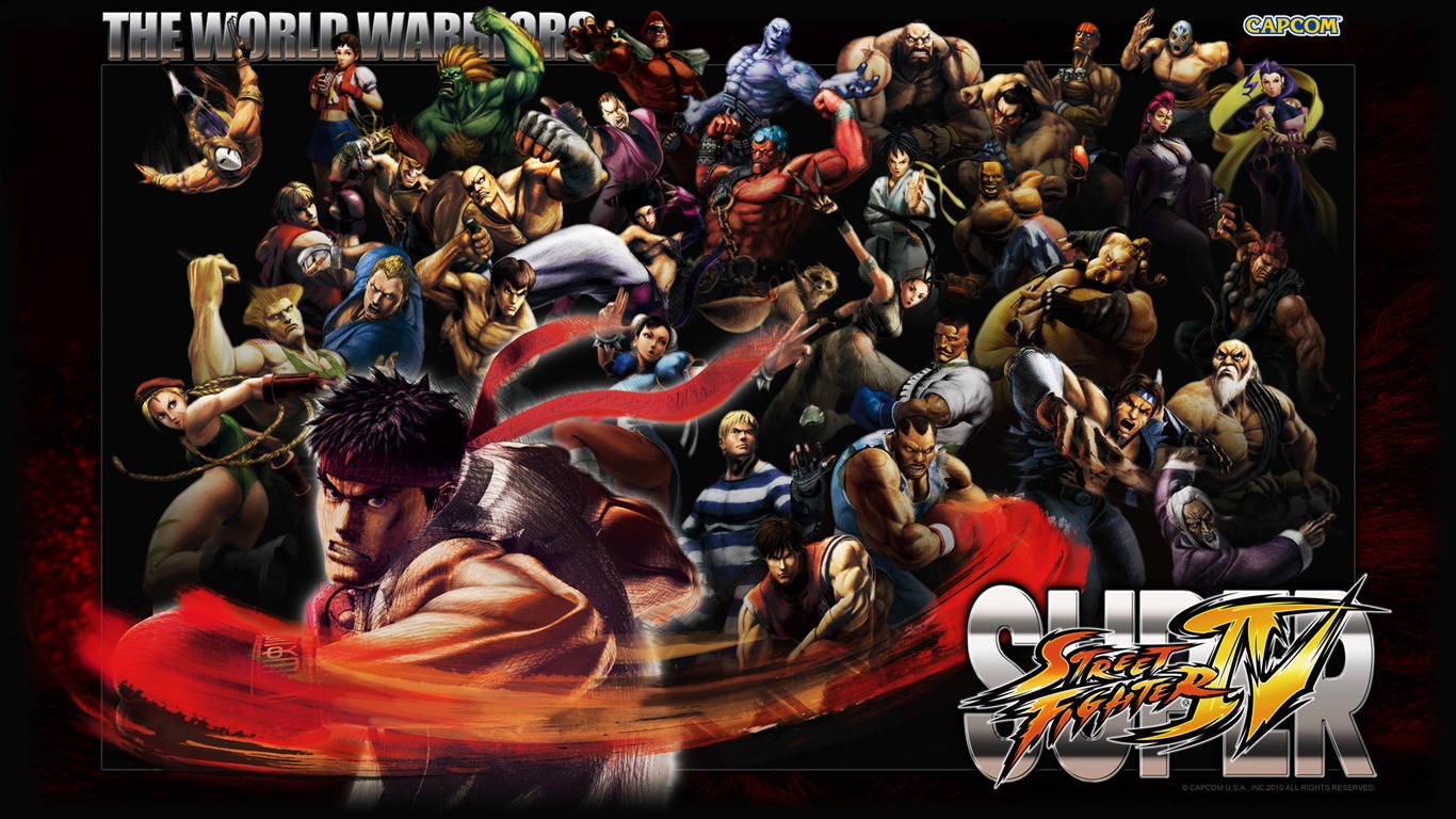 Super Street Fighter 4 HD Wallpapers #2 - 1366x768