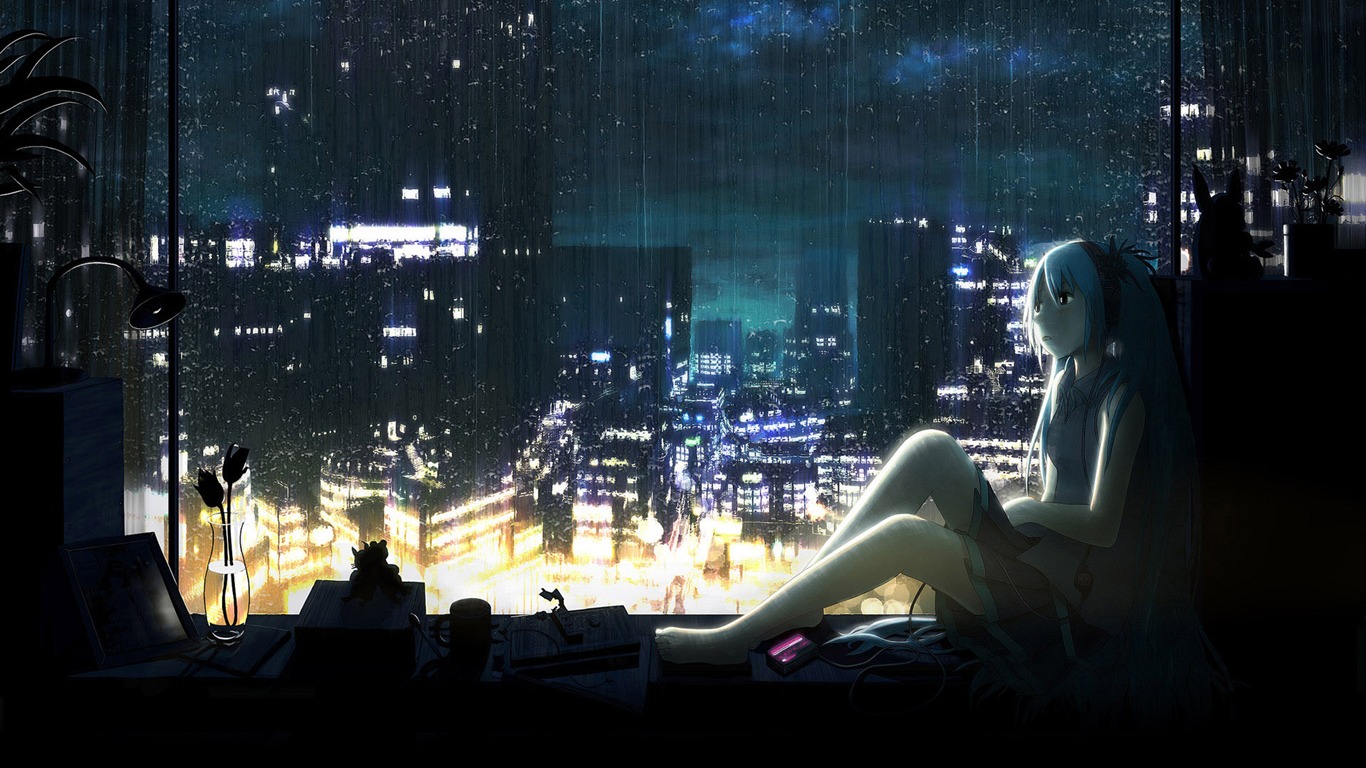 Hatsune next series wallpaper (4) #18 - 1366x768