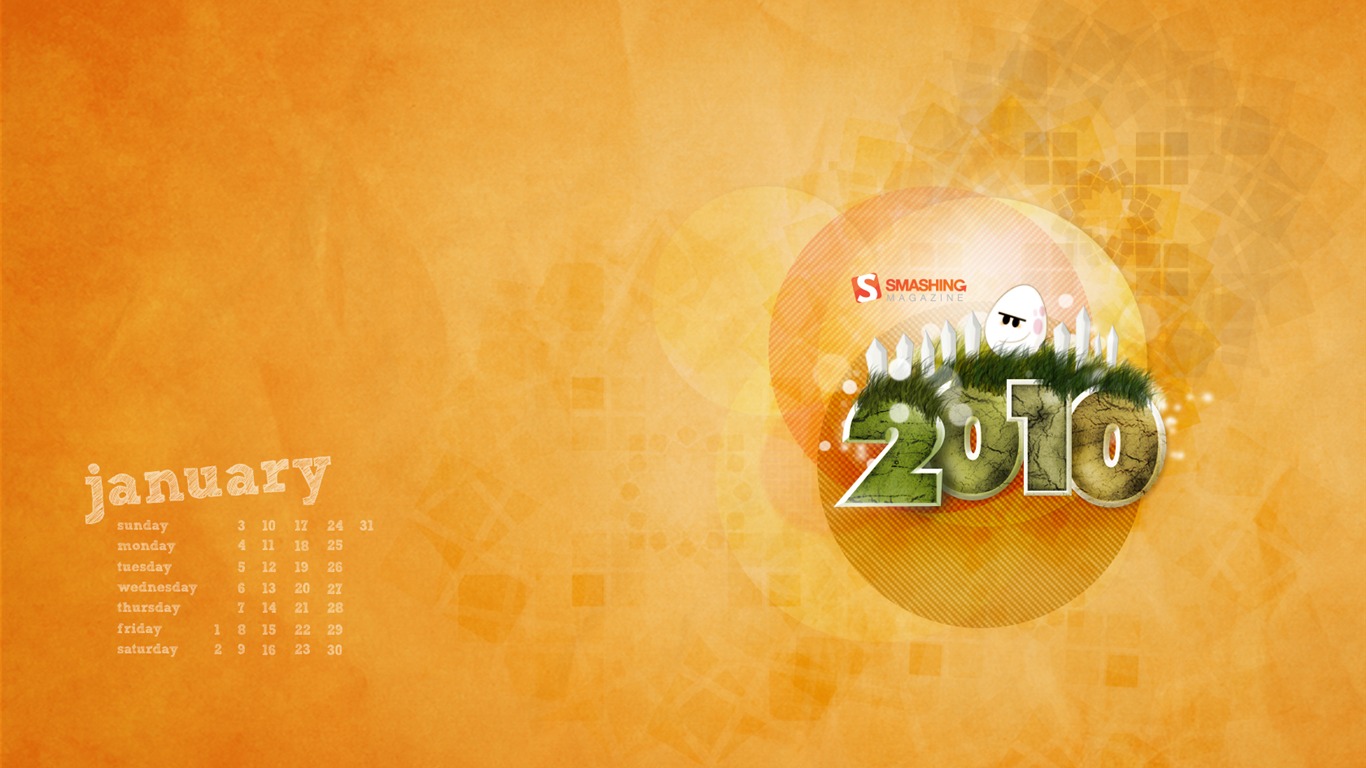 Microsoft Official Win7 Neujahr Wallpapers #8 - 1366x768