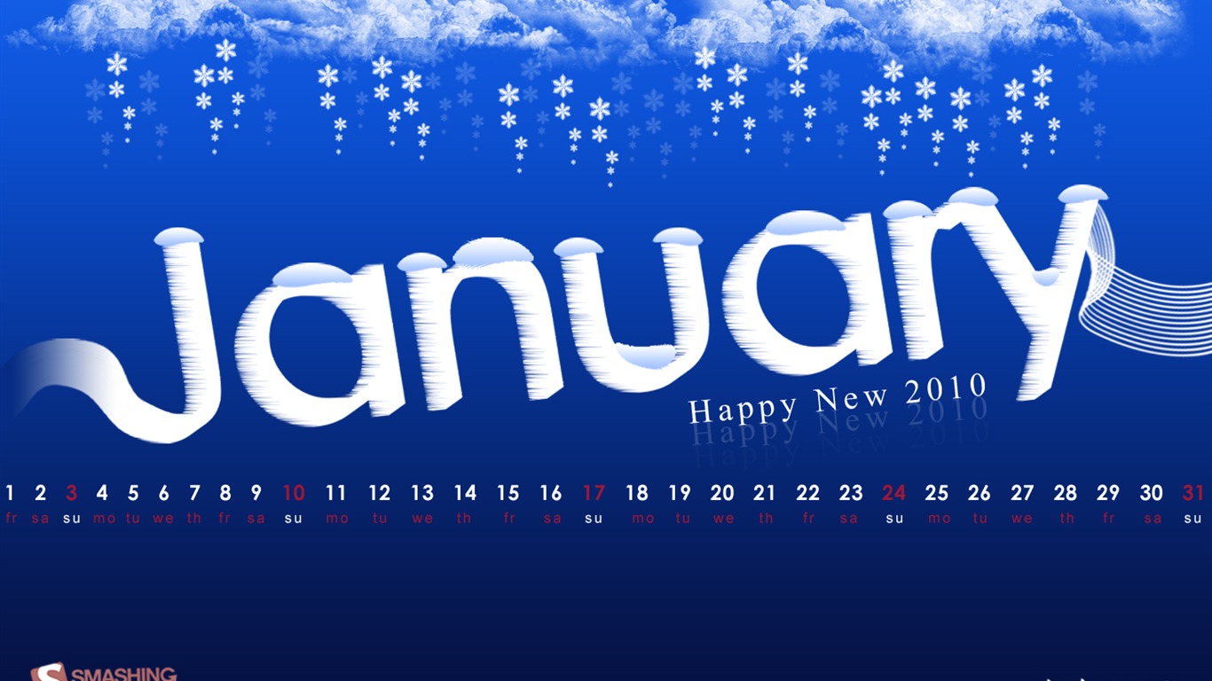 Microsoft Official Win7 New Year Wallpapers #21 - 1366x768