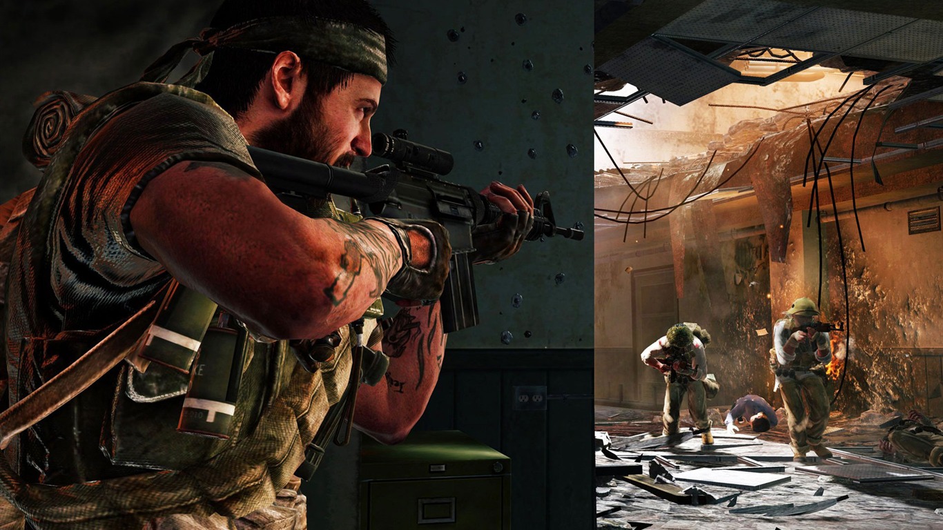 Call Of Duty: Black Ops HD обои #4 - 1366x768