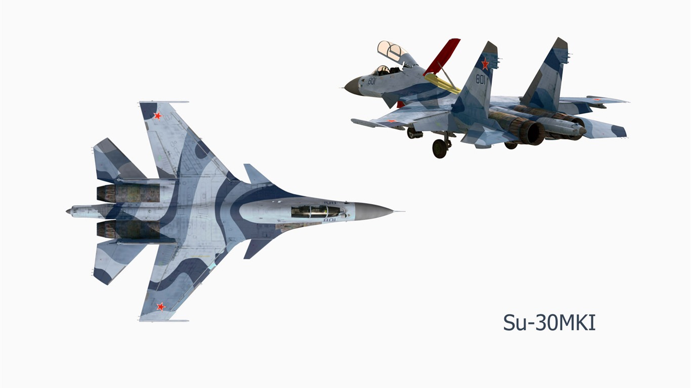 CG wallpaper vojenská letadla #13 - 1366x768