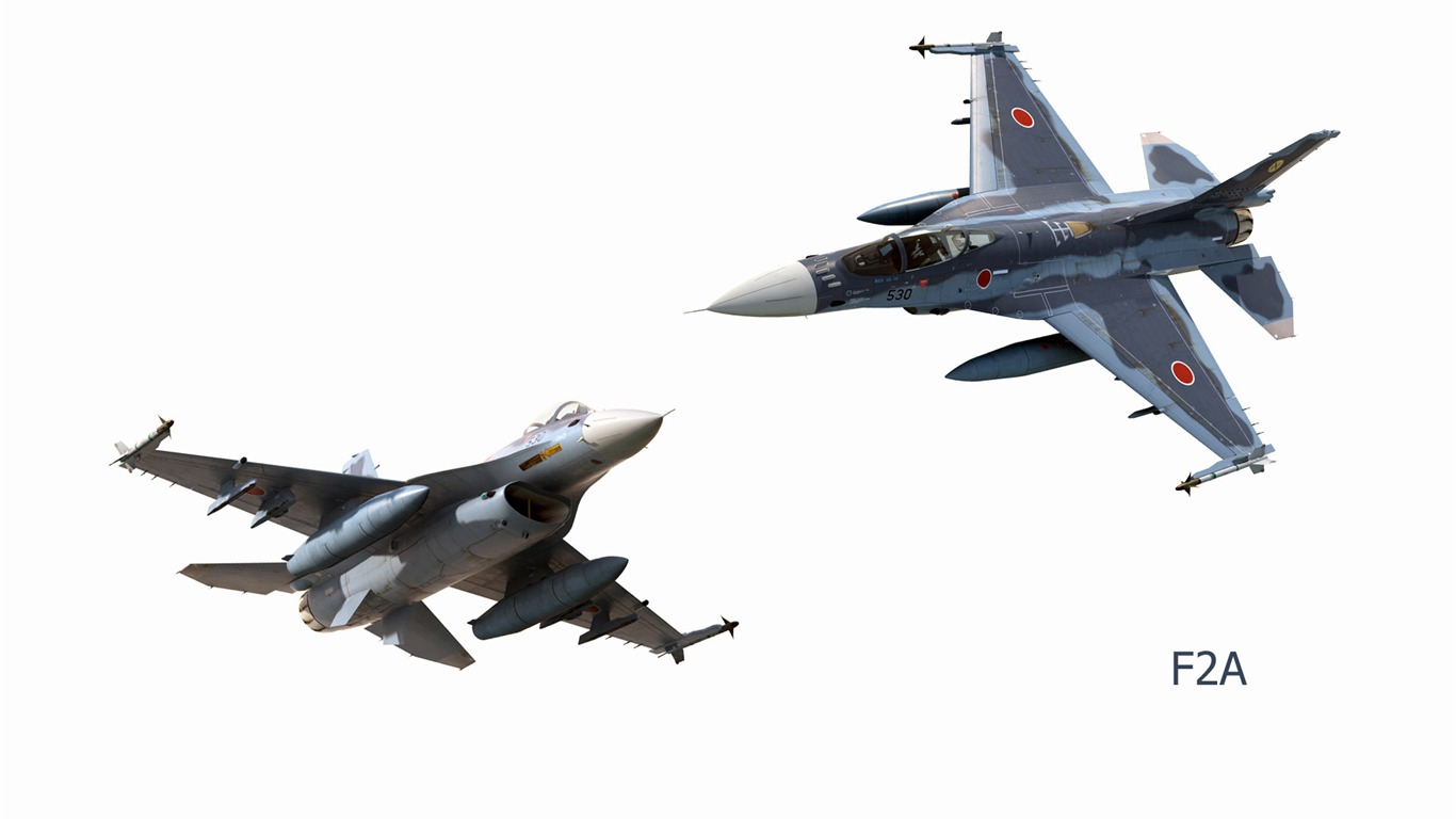 CG обои военных самолетов #14 - 1366x768