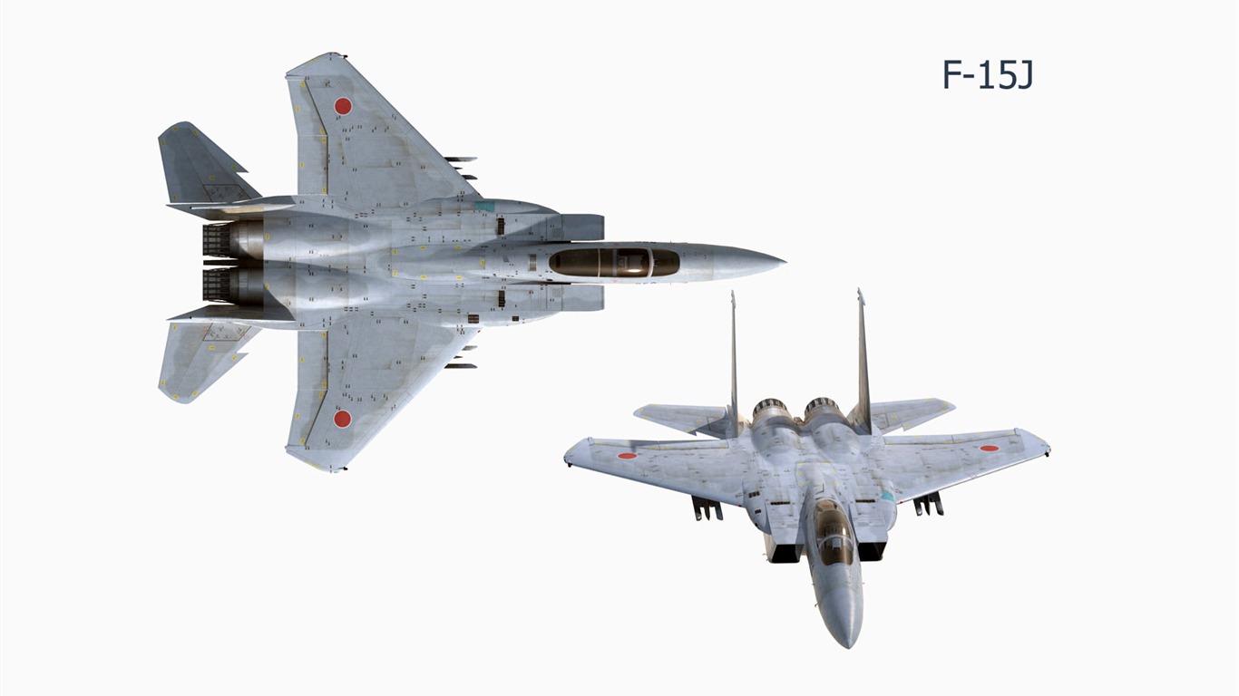 CG fondos de escritorio de aviones militares #21 - 1366x768