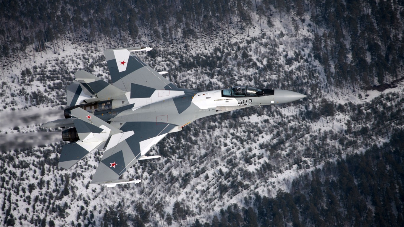 HD обои военных самолетов (11) #2 - 1366x768