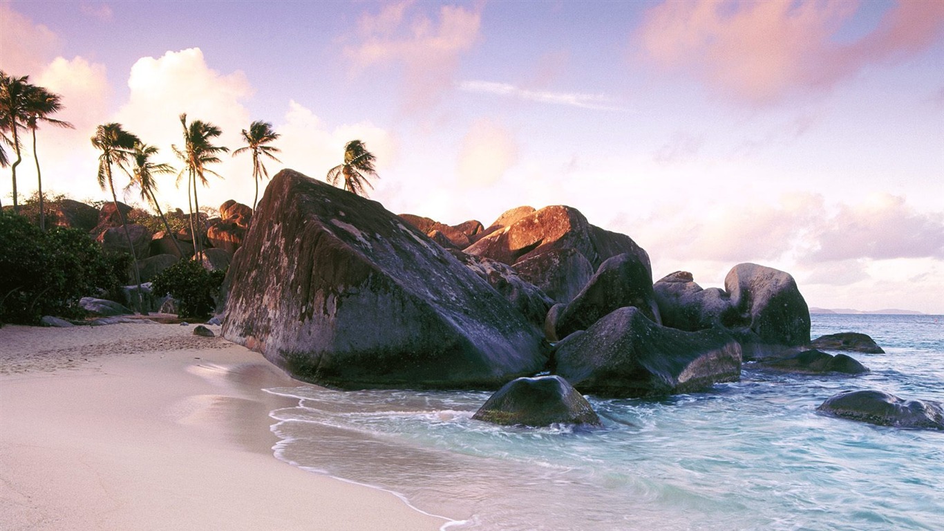 Beach Landschaft Wallpaper (5) #12 - 1366x768