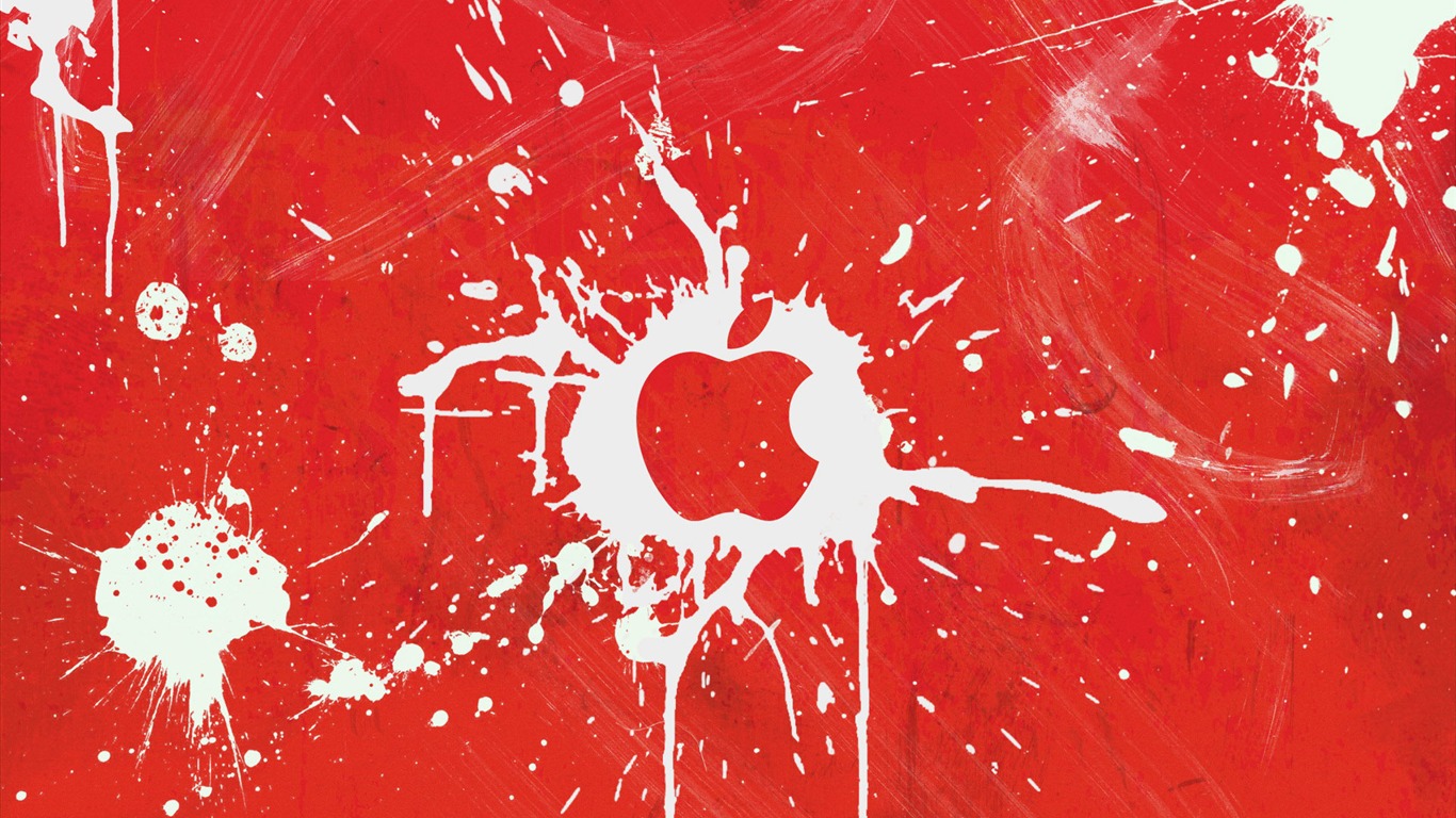 album Apple wallpaper thème (25) #12 - 1366x768