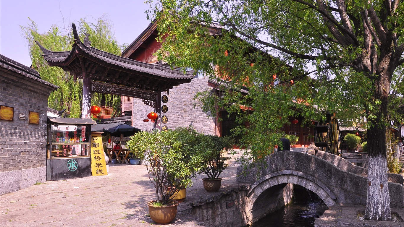 Lijiang Atmosphäre (1) (alten Hong OK Werke) #1 - 1366x768