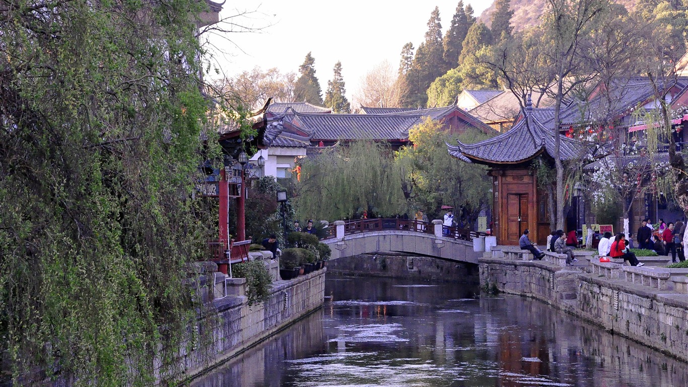 Lijiang Atmosphäre (1) (alten Hong OK Werke) #4 - 1366x768