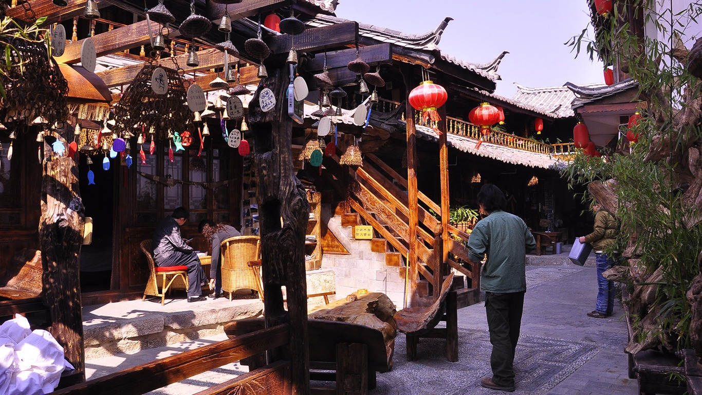 Lijiang Atmosphäre (1) (alten Hong OK Werke) #13 - 1366x768