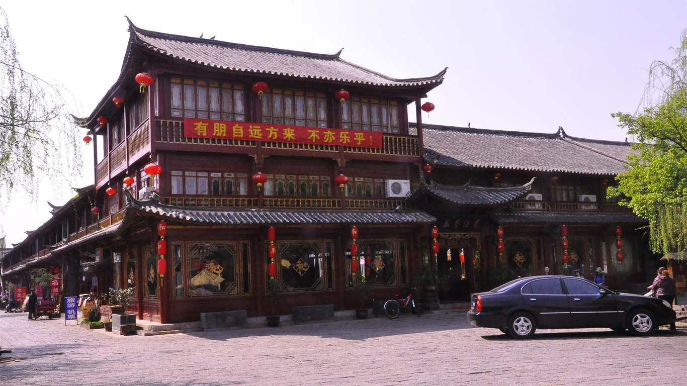 Lijiang ancient town atmosphere (2) (old Hong OK works) #17 - 1366x768