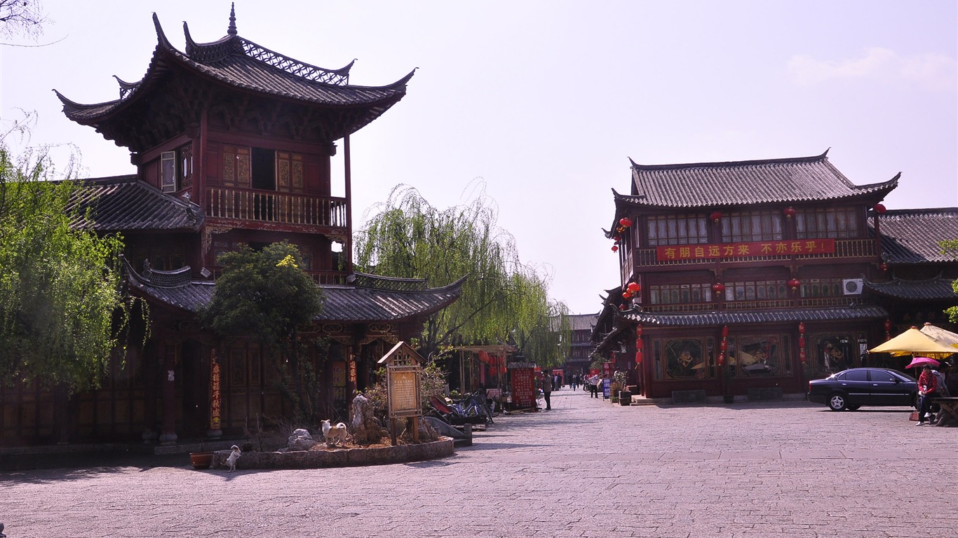 Lijiang ancient town atmosphere (2) (old Hong OK works) #19 - 1366x768