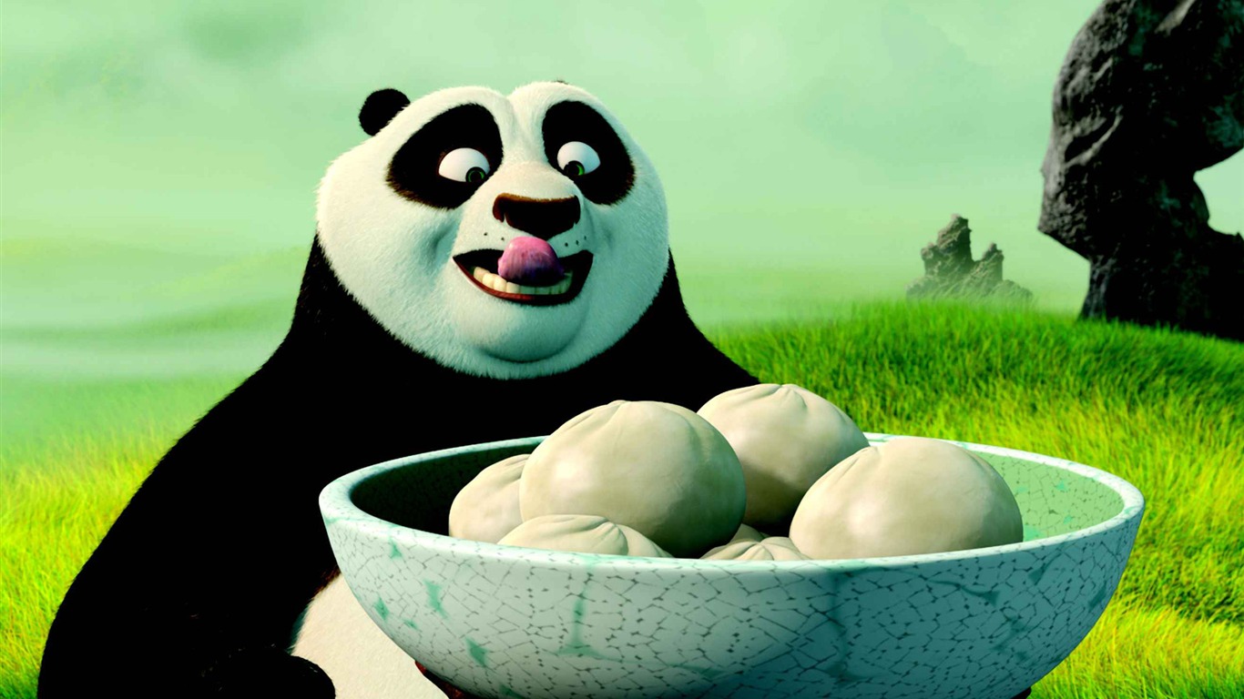 Kung Fu Panda HD обои #1 - 1366x768