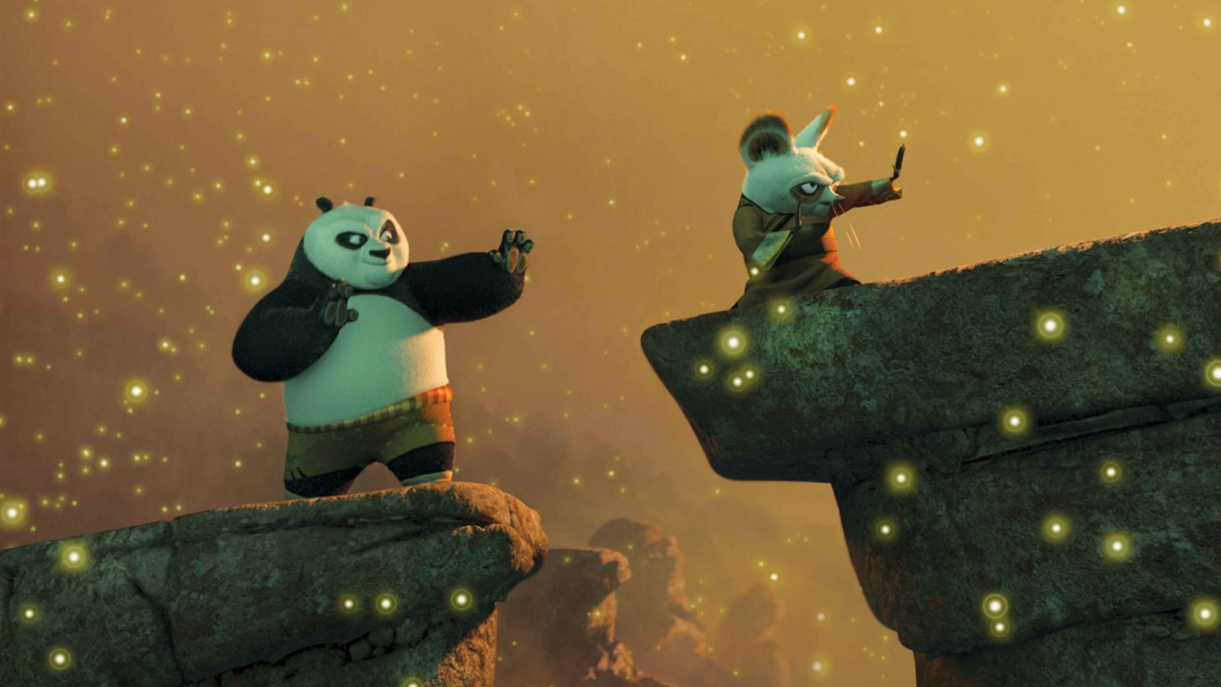 Kung Fu Panda HD обои #4 - 1366x768