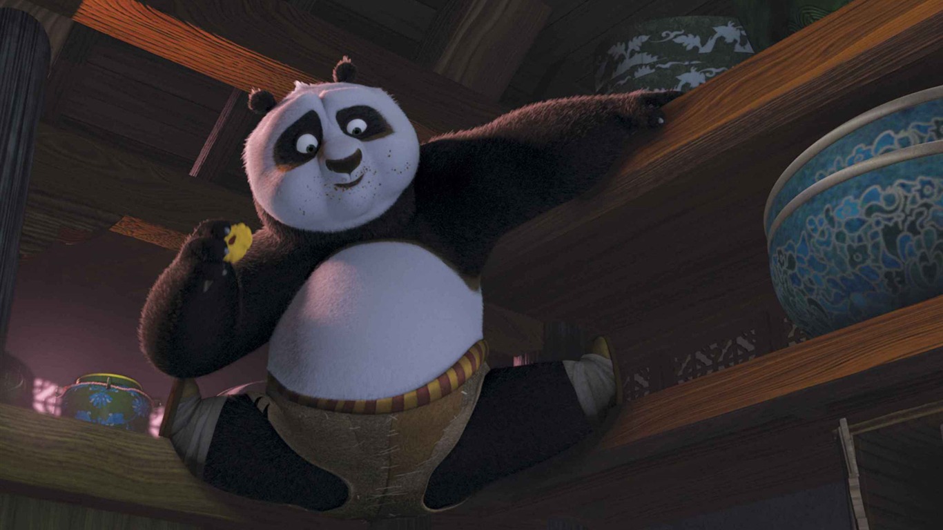 Kung Fu Panda HD обои #10 - 1366x768