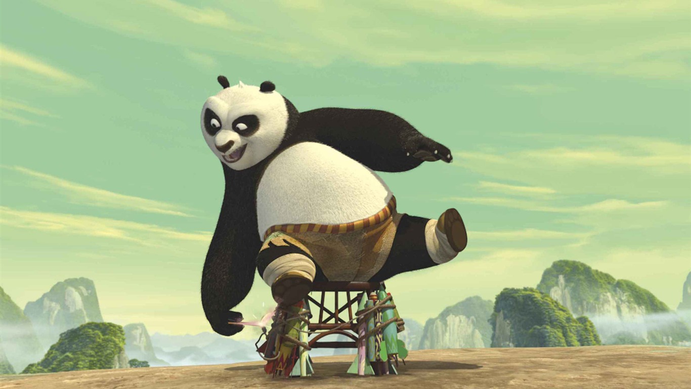 Kung Fu Panda HD обои #11 - 1366x768