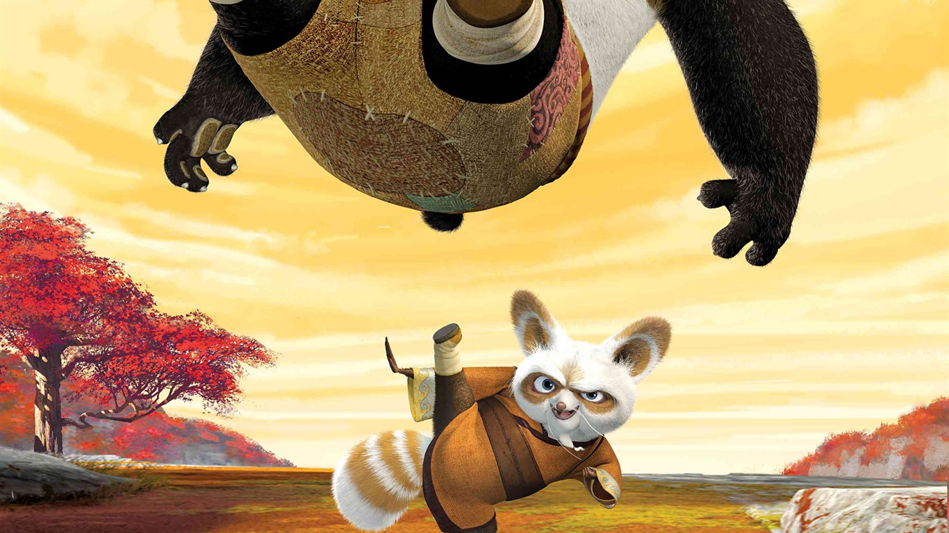 Kung Fu Panda HD обои #12 - 1366x768