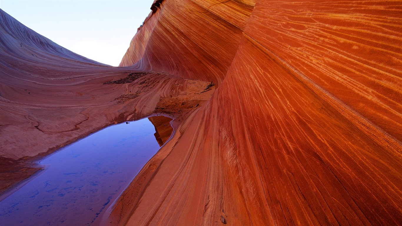 Red Rock Fondo de pantalla del disco #15 - 1366x768