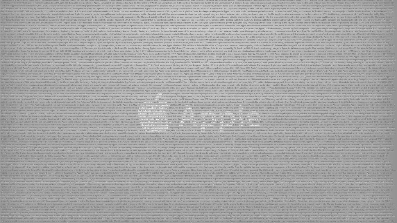 アップルのテーマの壁紙アルバム(31) #5 - 1366x768