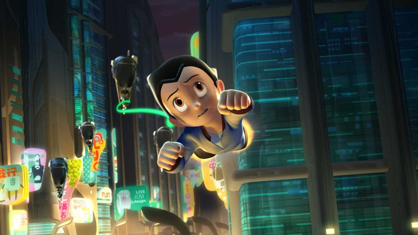 Astro Boy 鐵臂阿童木 高清壁紙 #3 - 1366x768