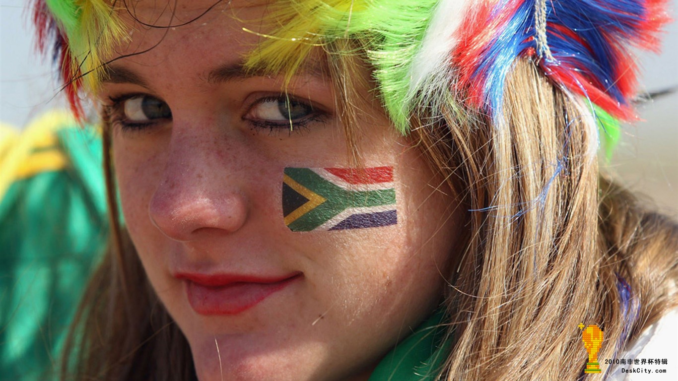 Jižní Afrika Světový pohár řady tapety (4) #3 - 1366x768