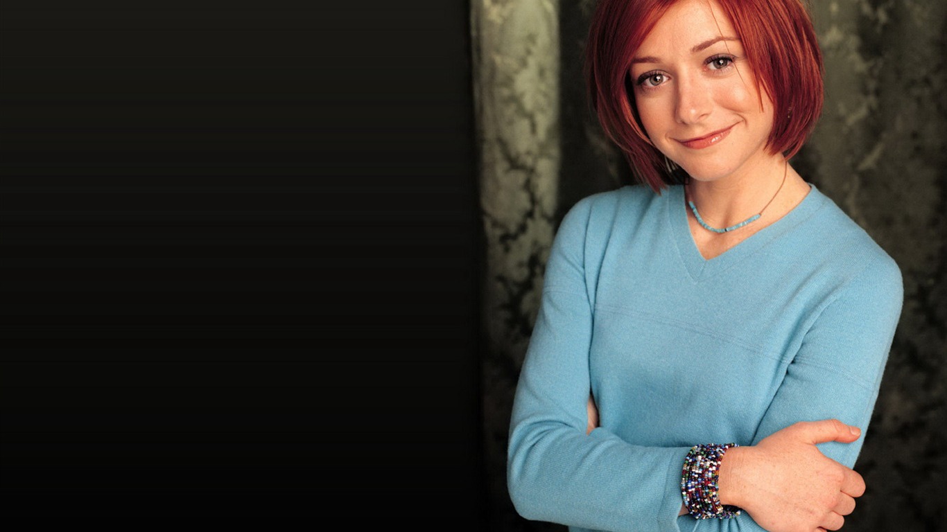 Alyson Hannigan schöne Tapete #15 - 1366x768