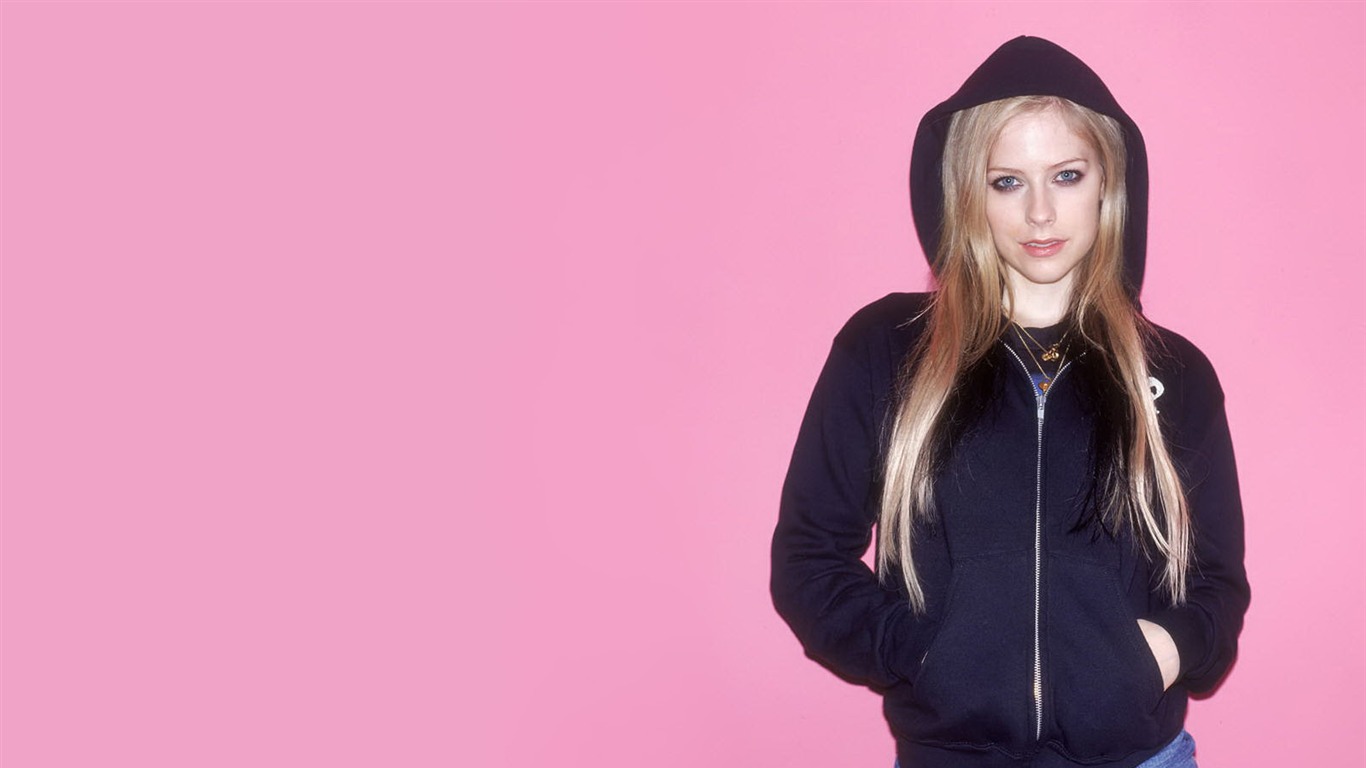 Avril Lavigne beau fond d'écran (3) #45 - 1366x768