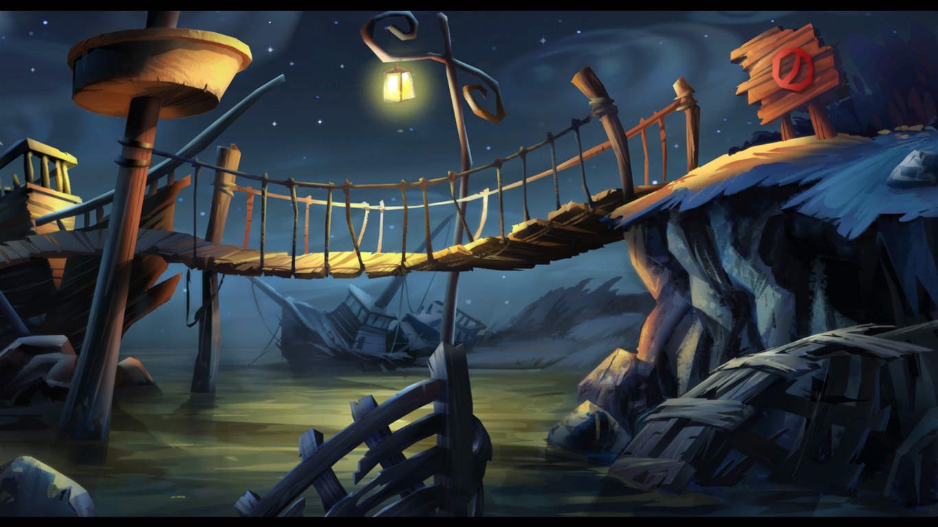 Monkey Island game wallpaper #12 - 1366x768